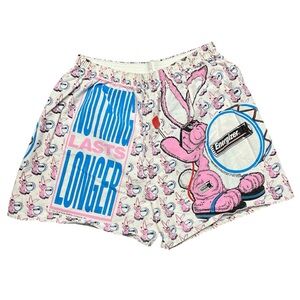 Energizer Bunny Nothing Lasts Longer Vintage Boxer Shorts 1993 Size Large AOP